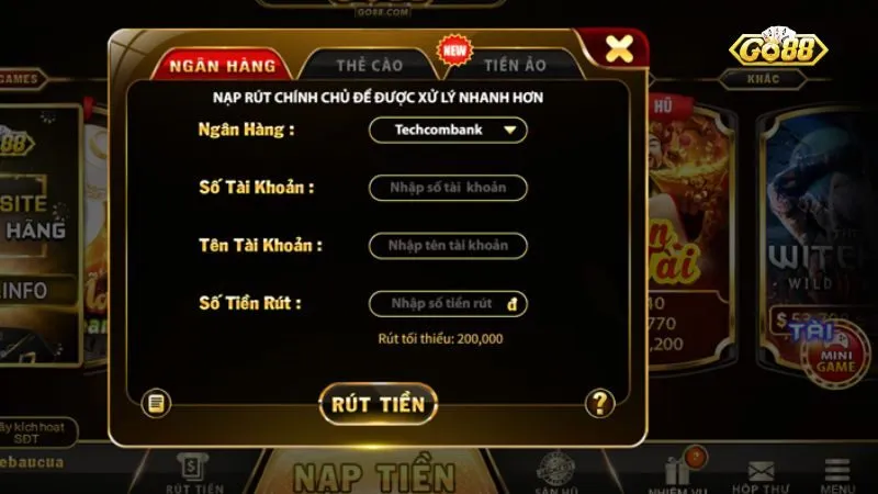 Hướng dẫn rút tiền chi tiết Hướng dẫn rút tiền chi tiết